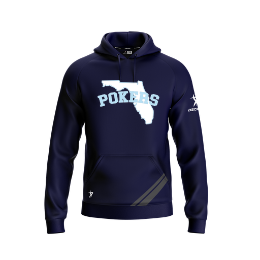 [FOLHSMNV-YXS-LOGO1] Decker Summit Hoodie (Youth XS, Navy, Logo 1)