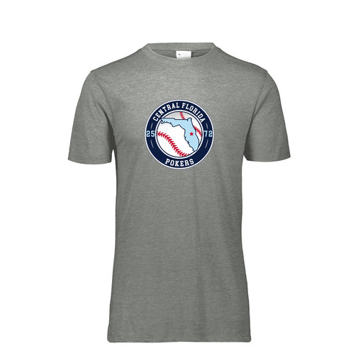 [FTSCUBGY-AS-LOGO3] Decker Men's Tri-Blend T-Shirt - Short Sleeve (Adult S, Gray, Logo 3)