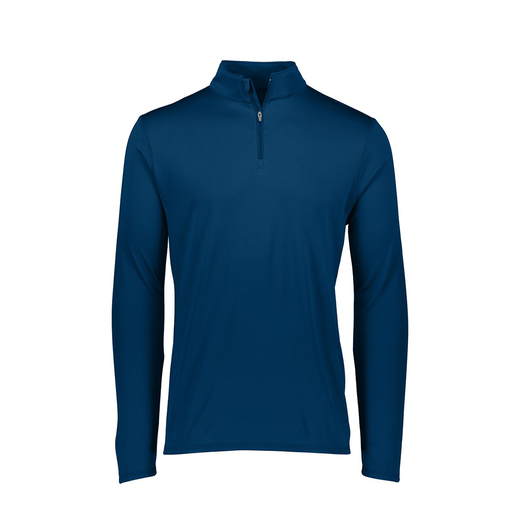 [FTLQFLNV-AS-LOGO2] Men's Flex-Lite 1/4 Zip Shirt (Adult S, Navy, Logo 2)