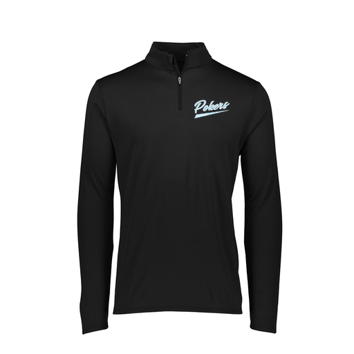 [FTLQFLBK-FAXS-LOGO2] Ladies Flex-Lite 1/4 Zip Shirt (Female Adult XS, Black, Logo 2)