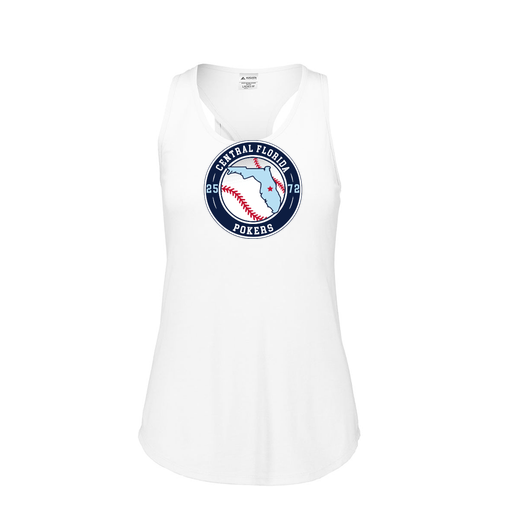 [FT0TUBWH-FAS-LOGO3] Ladies Tri Blend Tank Top (Female Adult S, White, Logo 3)