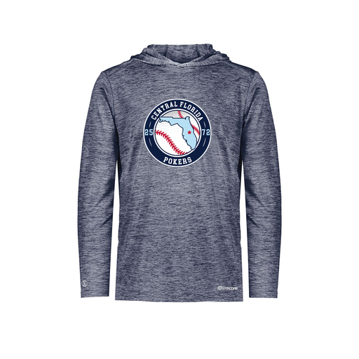 [FOLHCGNV-AS-LOGO3] Decker Men's Charge Hoodie (Adult S, Navy, Logo 3)