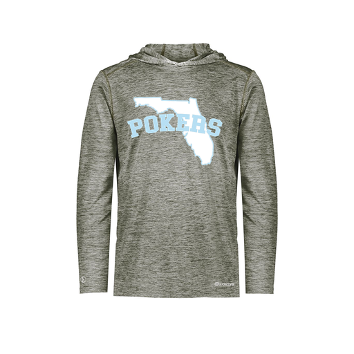 [FOLHCGGY-AS-LOGO1] Decker Men's Charge Hoodie (Adult S, Gray, Logo 1)