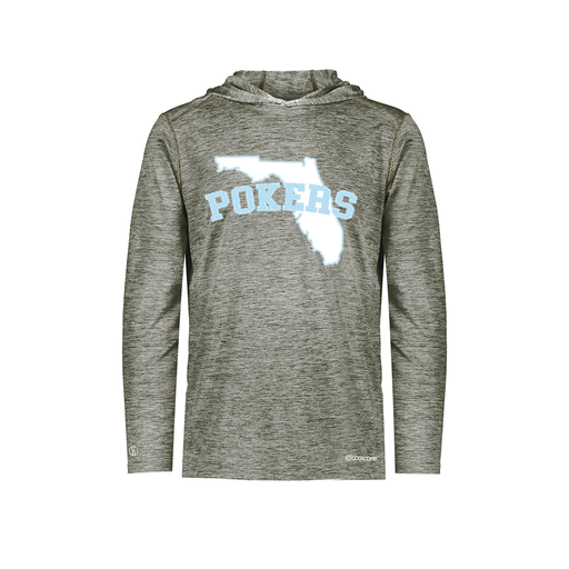 [FOLHCGGY-YS-LOGO1] Decker Youth Charge Hoodie (Youth S, Gray, Logo 1)