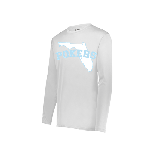 [222822.005.XS-LOGO1] Men's LS Smooth Sport Shirt (Adult XS, White, Logo 1)