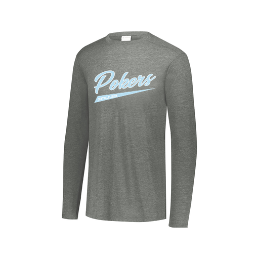 [3075.013.XS-LOGO2] Men's LS Ultra-blend T-Shirt (Adult XS, Gray, Logo 2)