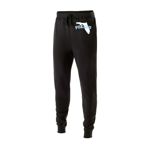 [229548.080.XS-LOGO1] Men's 60/40 Fleece Jogger (Adult XS, Black, Logo 1)