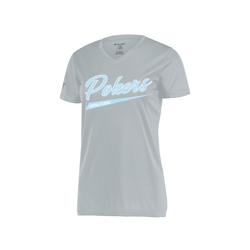 [222820.099.S-LOGO2] Ladies Movement Dri Fit Shirt (Female Adult S, Silver, Logo 2)