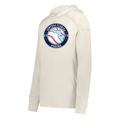 [222798-WHT-FAXS-LOGO3] Ladies Ventura Thin Knit Hoodie (Female Adult XS, White, Logo 3)