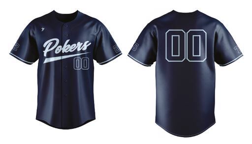 CF Pokers - Navy Jersey